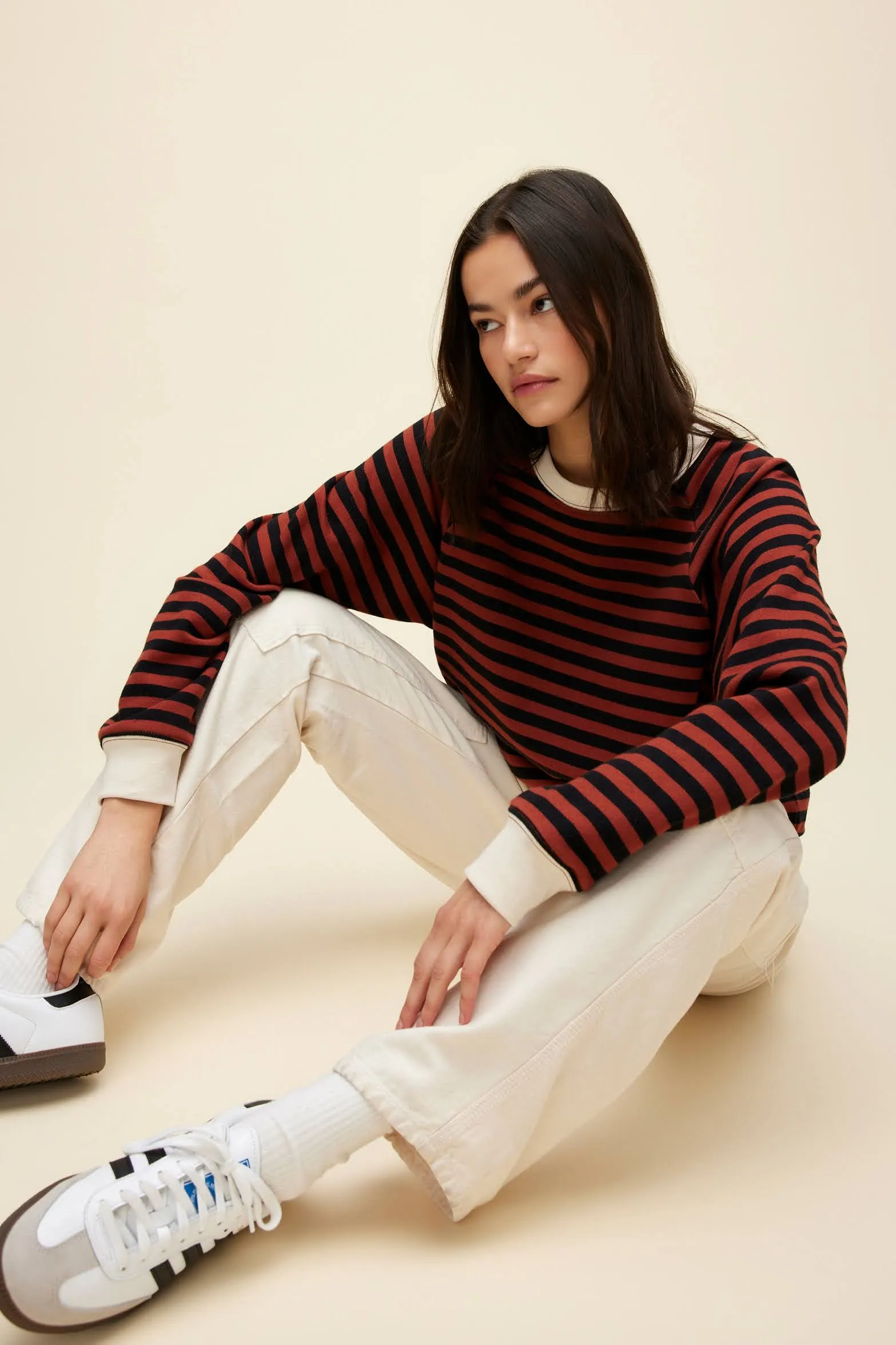 Stripe Vintage Sweatshirt