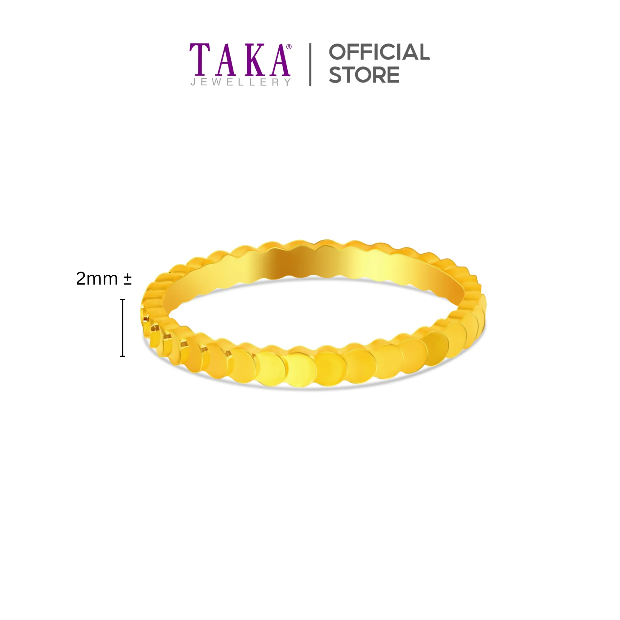 TAKA Jewellery 999 Pure Gold 5G Ring