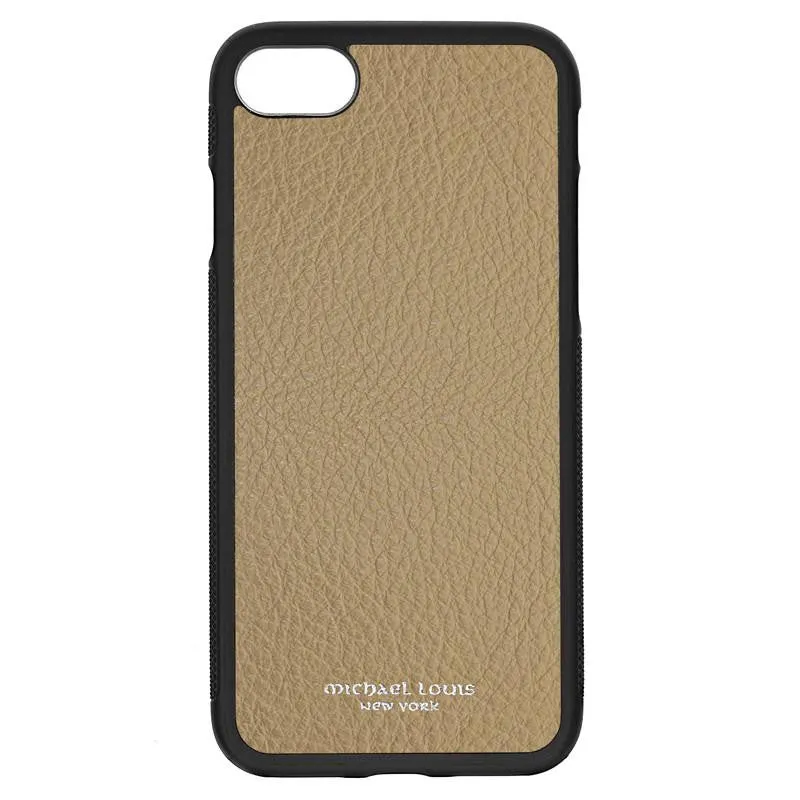 Tan Pebbled Leather iPhone 7 / 8 / SE 2 Case