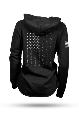 The Pledge - Lightweight Women's V-Neck Hoodie