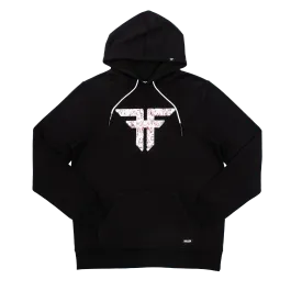 TRADEMARK HOODIE BLACK/WHITE GRAFITTI