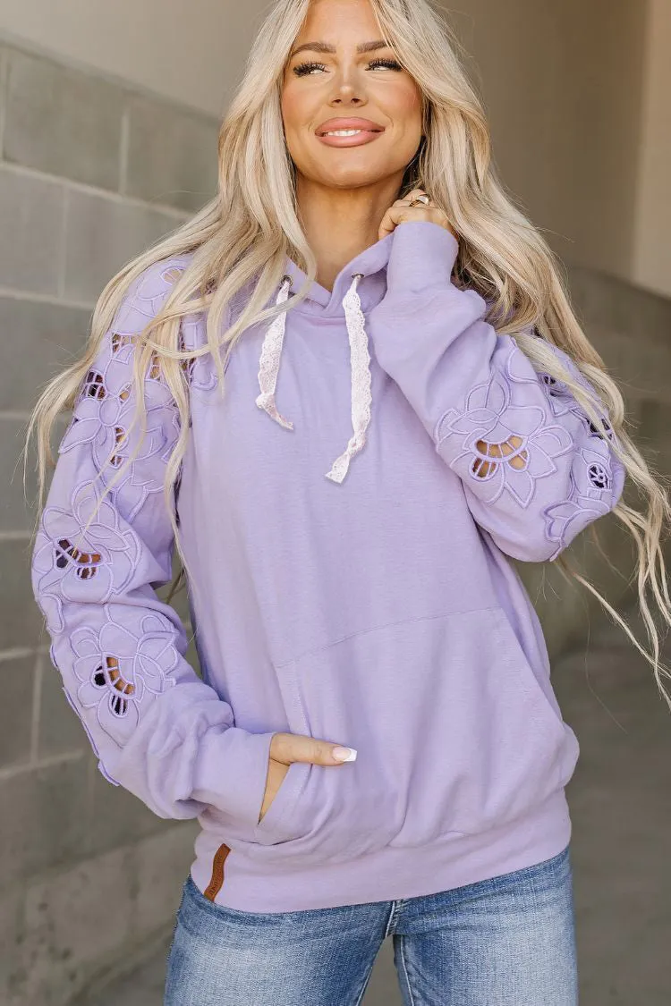 University Hoodie- Love Story Lilac