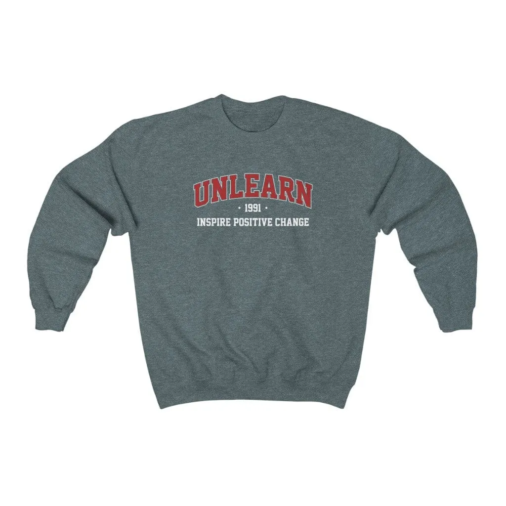 unlearn Varsity - Relaxed Fit Crewneck Sweatshirt