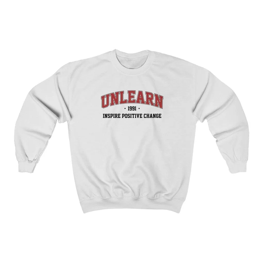 unlearn Varsity - Relaxed Fit Crewneck Sweatshirt