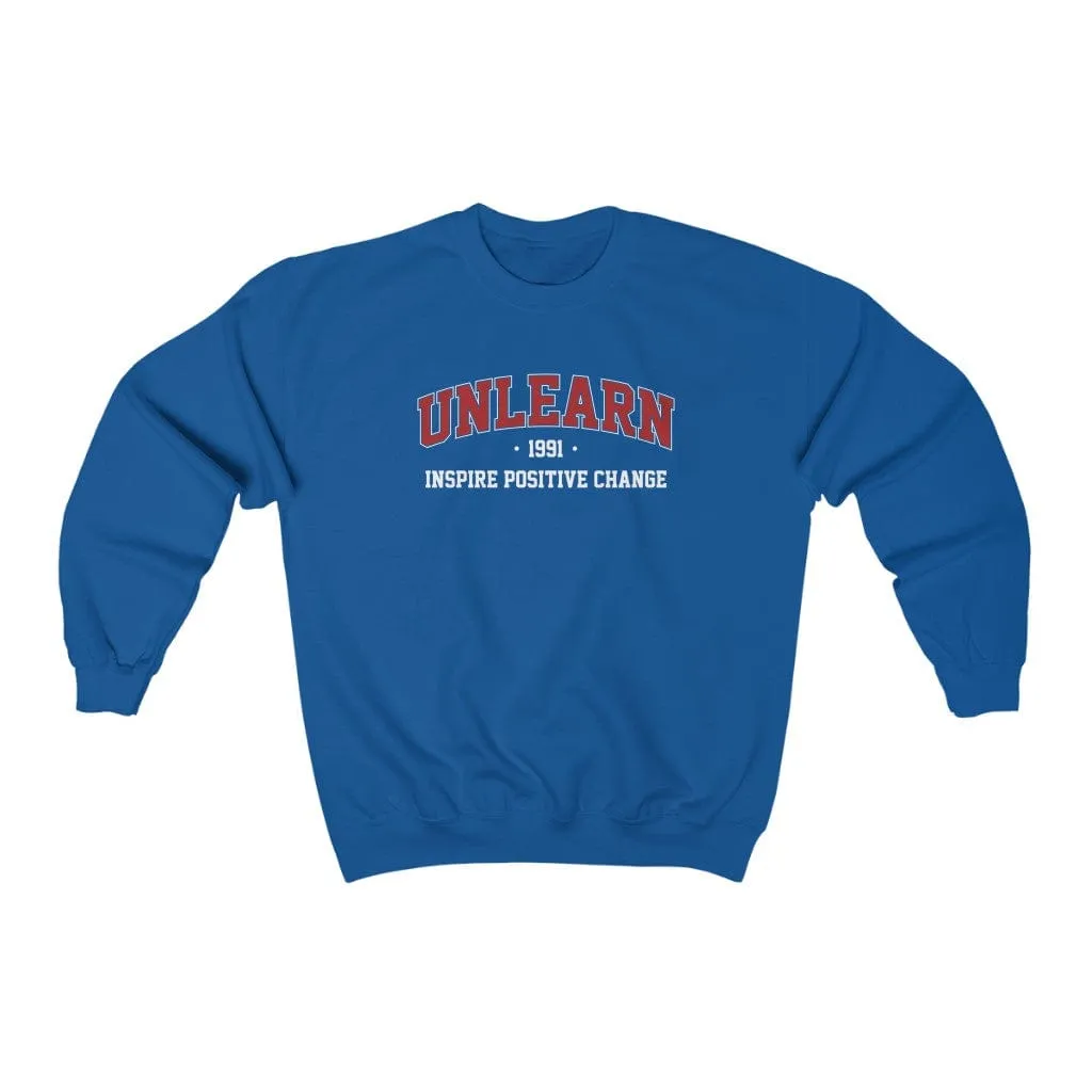 unlearn Varsity - Relaxed Fit Crewneck Sweatshirt