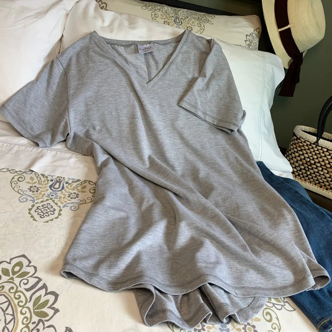 V-Neck T-Shirt for Tall Women.