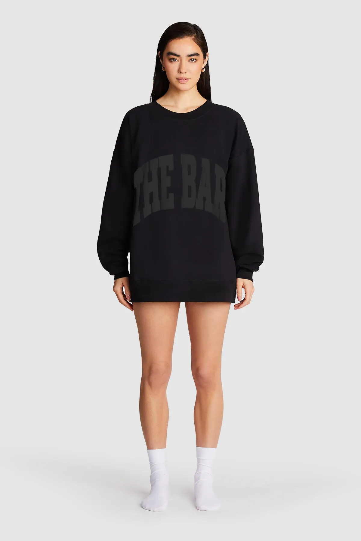 VARSITY SWEATSHIRT BLACK