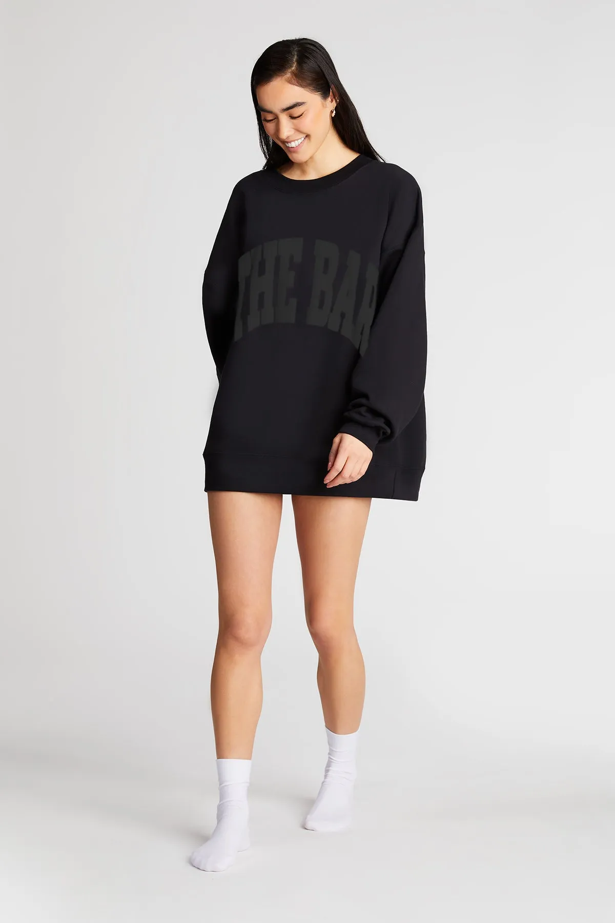 VARSITY SWEATSHIRT BLACK