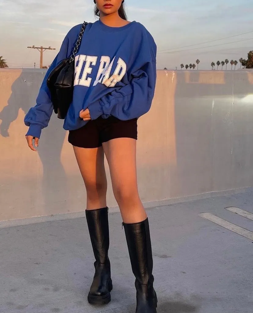 VARSITY SWEATSHIRT COBALT