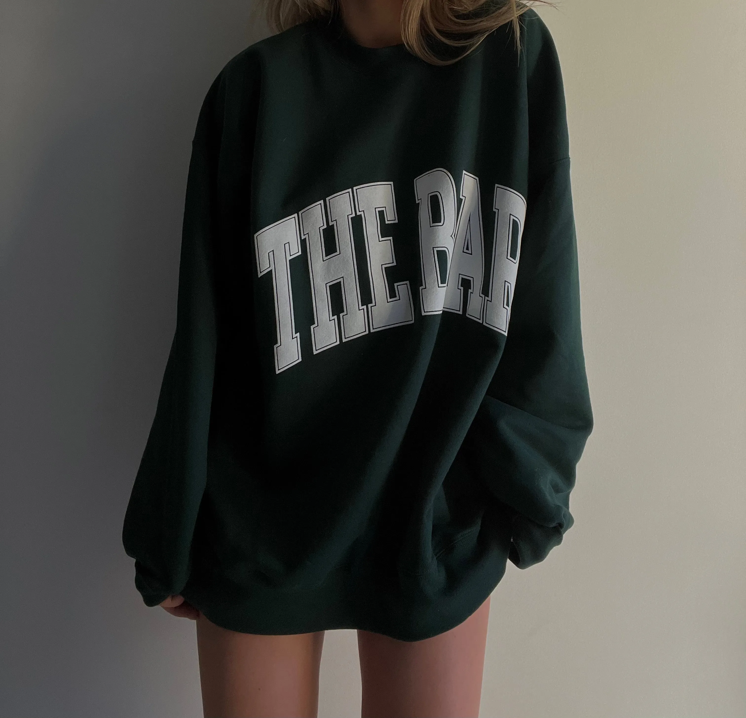 VARSITY SWEATSHIRT HUNTER GREEN