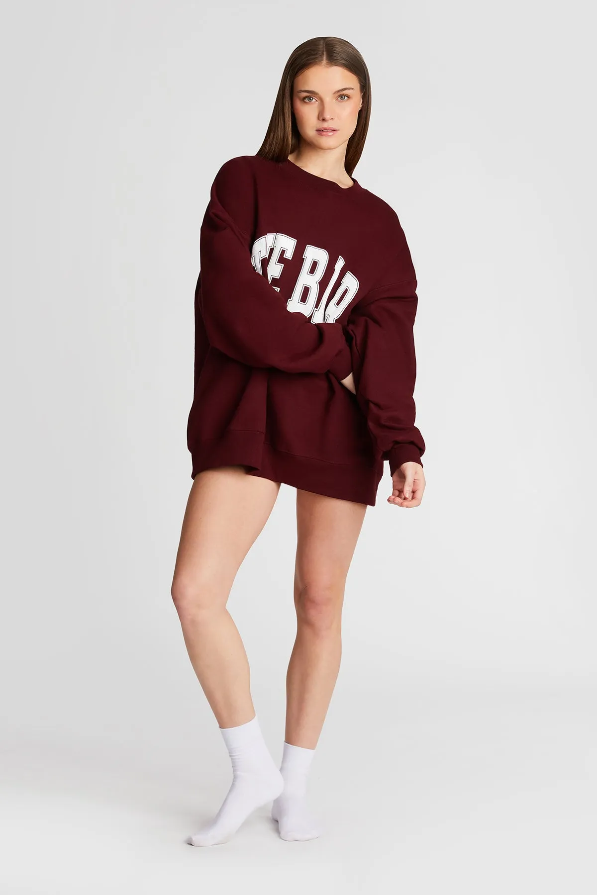 VARSITY SWEATSHIRT MAROON