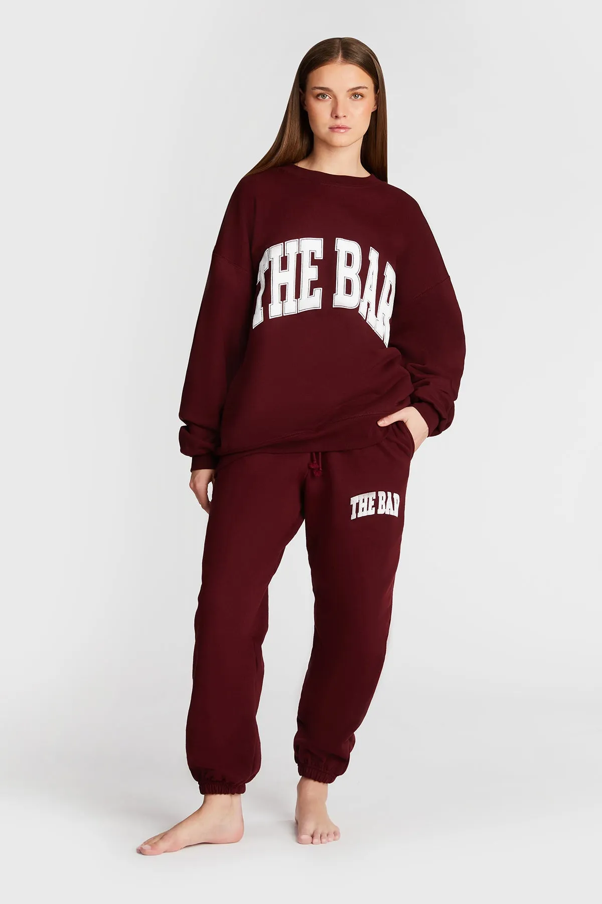 VARSITY SWEATSHIRT MAROON