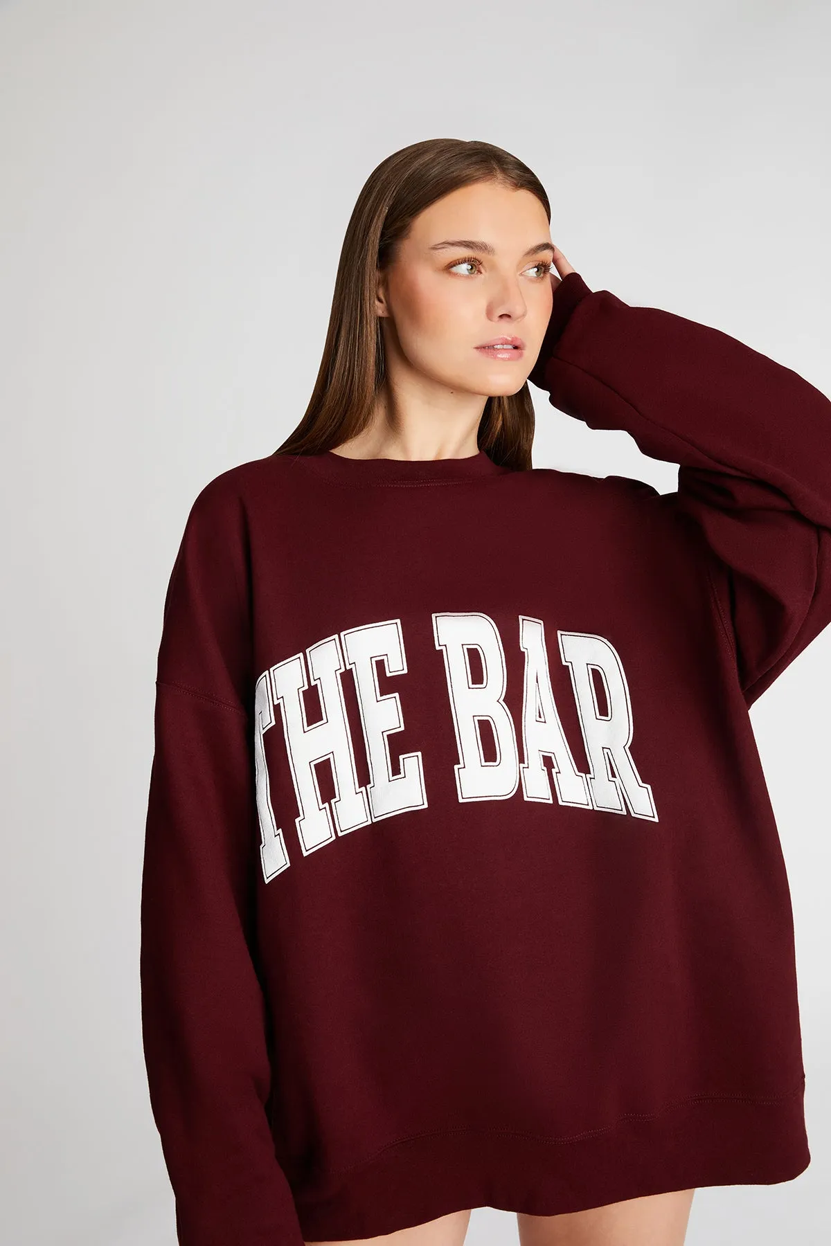 VARSITY SWEATSHIRT MAROON