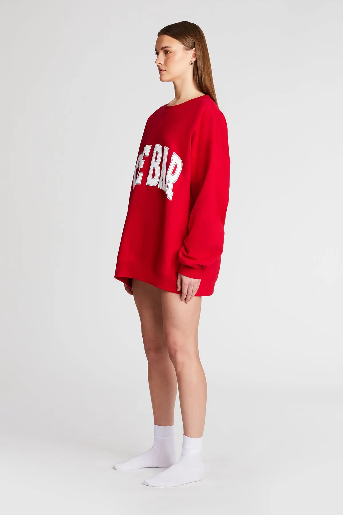 VARSITY SWEATSHIRT RUBY