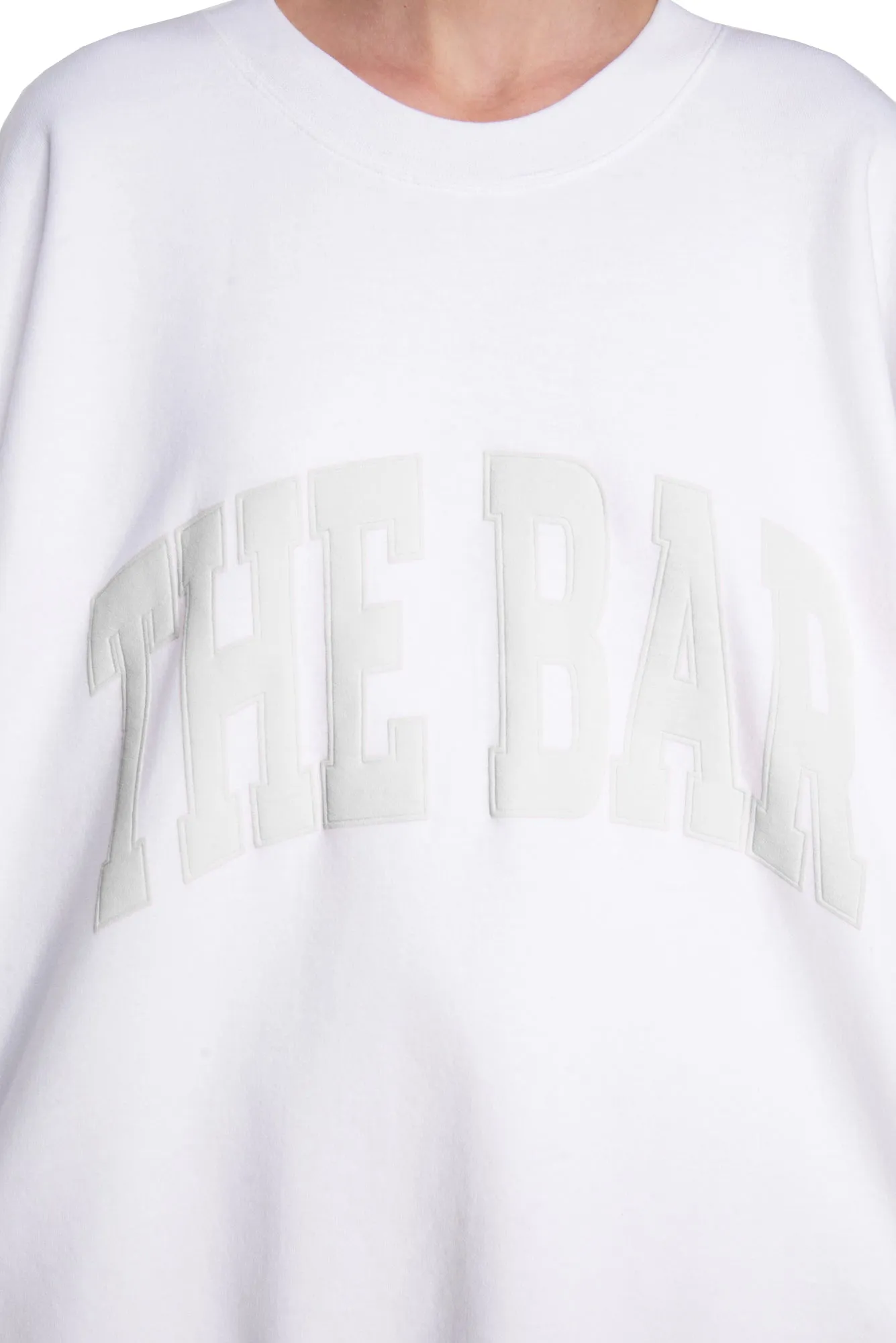 VARSITY SWEATSHIRT WHITE