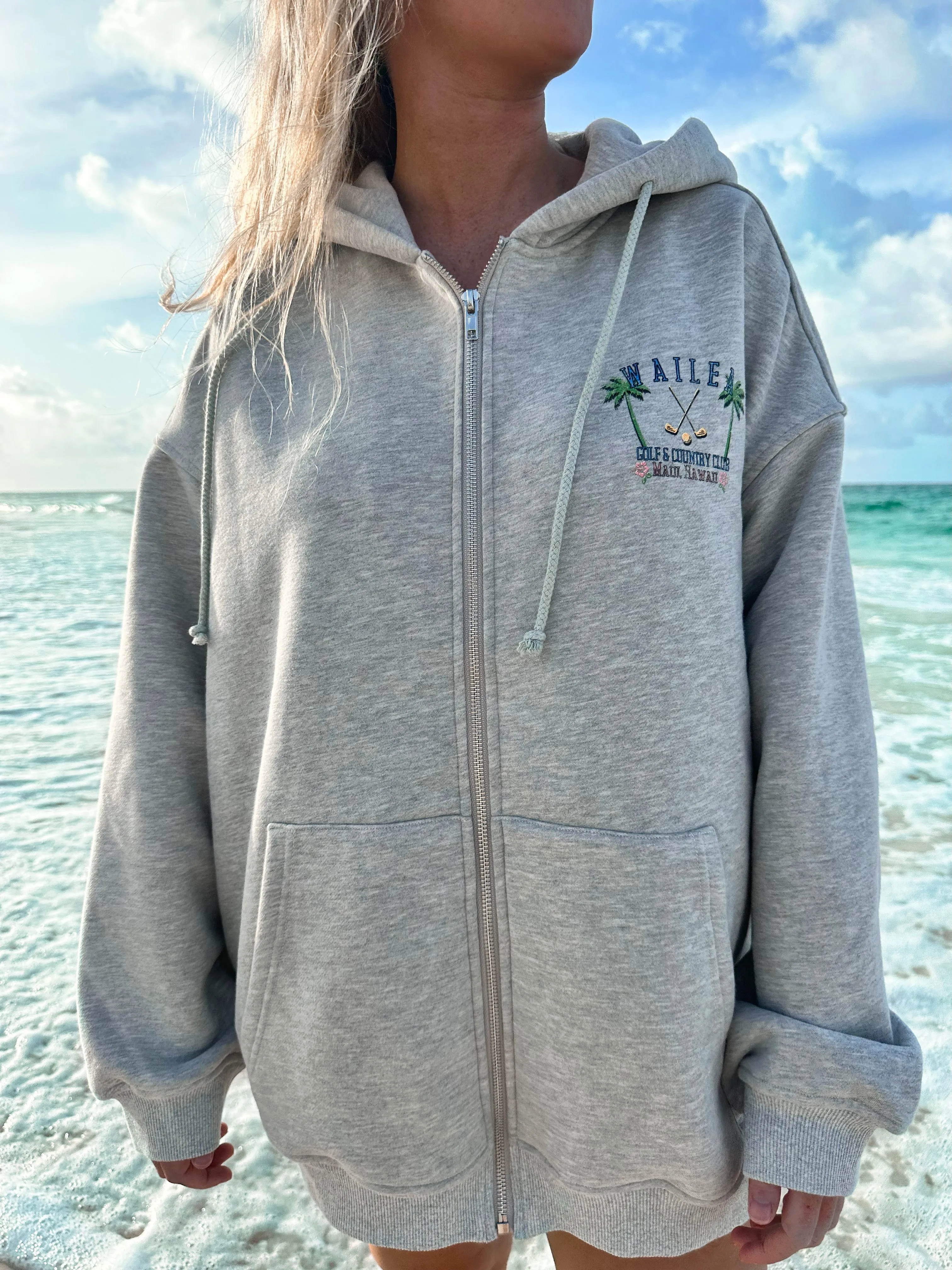 Wailea Zip-Up Hoodie