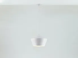 White metal diner pendant