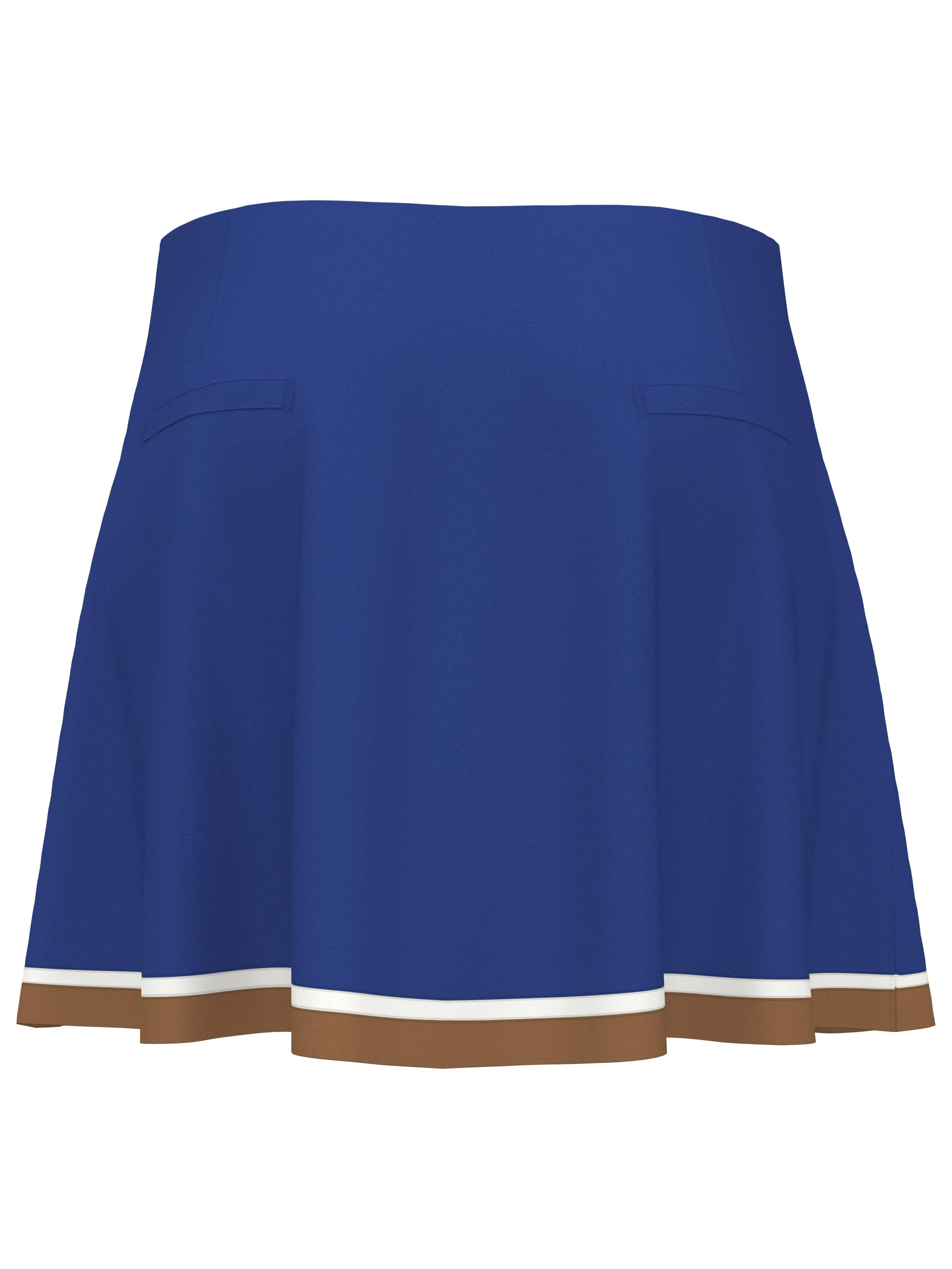 Women's Color Block Flounce Skort