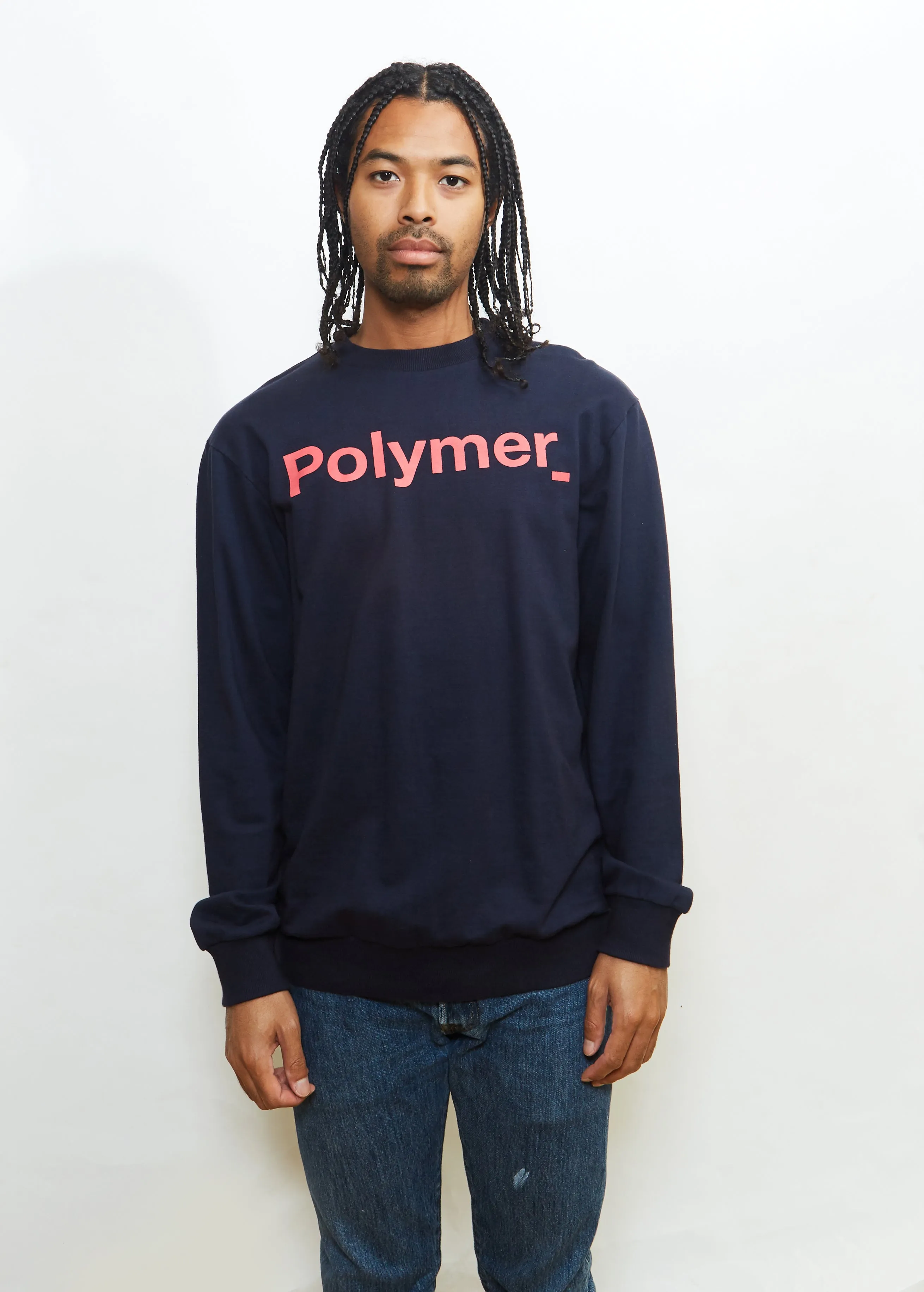 Word Mark Crew Navy